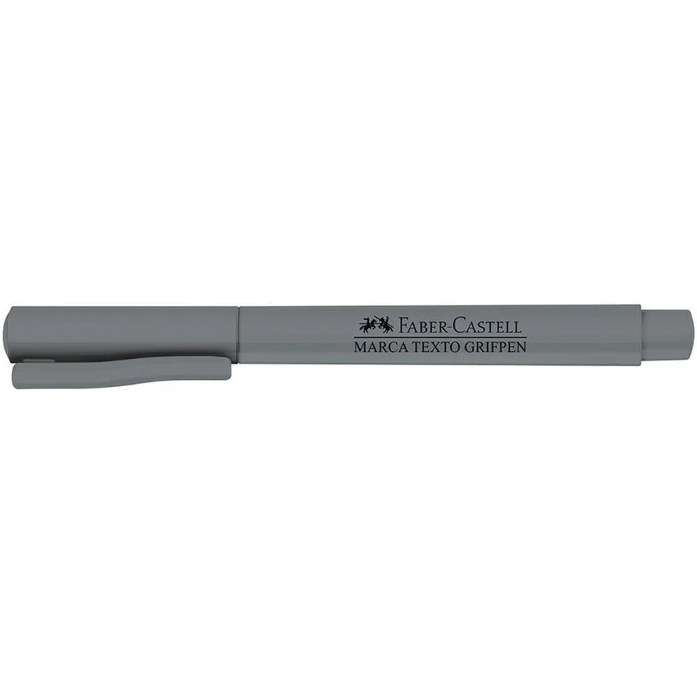 Caneta Marca Texto Grifpen Cinza Faber-Castell (Cx.c/12) - imagem 4