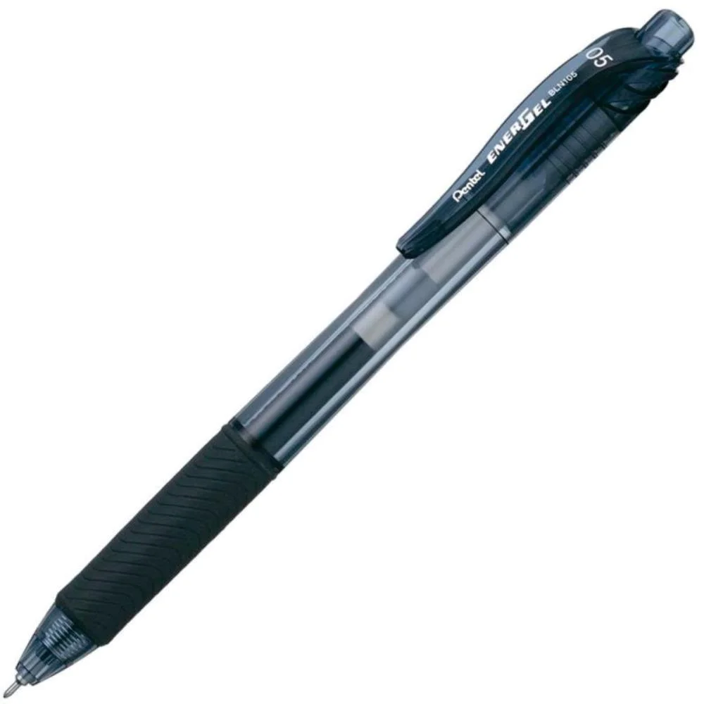 Caneta Gel Energel Retratil 0.5Mm Preta Pentel (Cx.c/12) - imagem 2