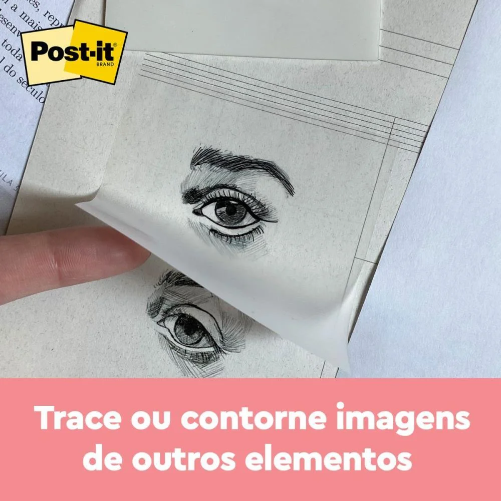 Bloco De Recado Post-It Transparente 73X73Mm C/36 Fls. 3M (Unidade) - imagem 6