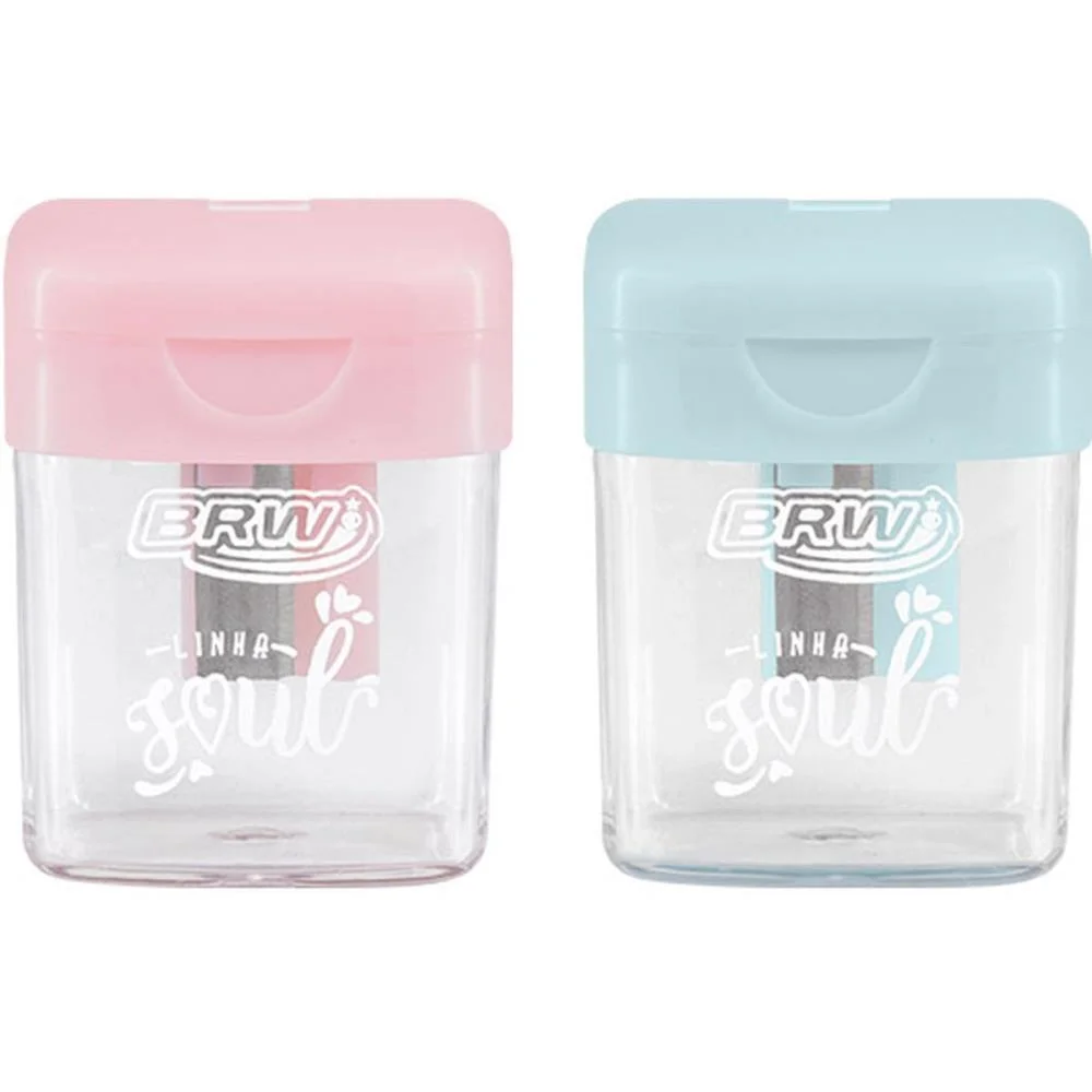 Apontador Com Deposito Soul 4Cores Pastel (S) Brw (Cx.c/24) - imagem 5