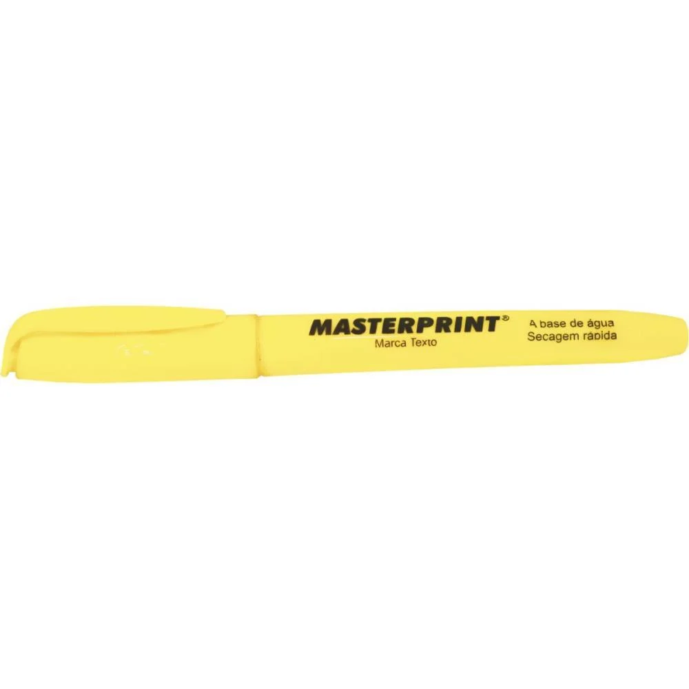 Caneta Marca Texto Mp 612 Amarela Masterprint (Cx.c/12) - imagem 3