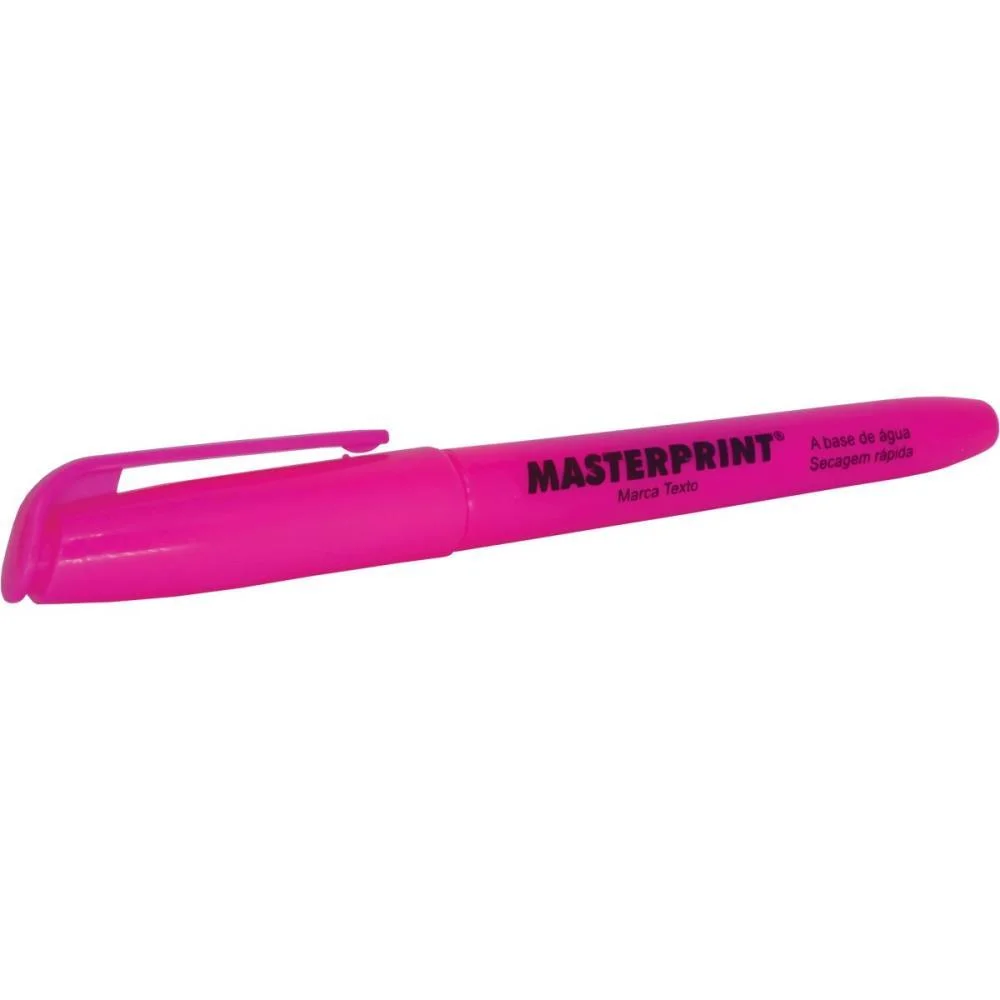 Caneta Marca Texto Mp 612 Rosa Masterprint (Cx.c/12) - imagem 2