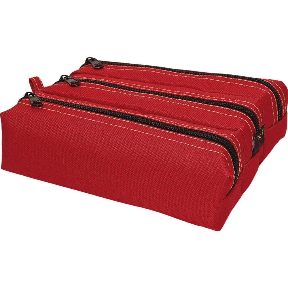 Estojo Triplo Lona Vermelho Reflex (Unidade) - imagem 2