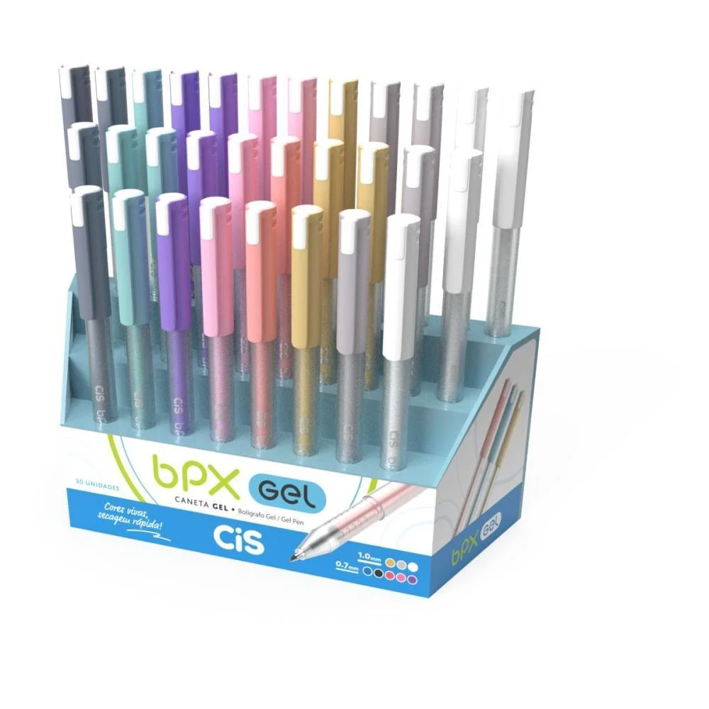 Caneta Gel Cis Bpx Gel 0.7/1.0Mm 8 Cores Sertic (Dp.c/30) - imagem 3