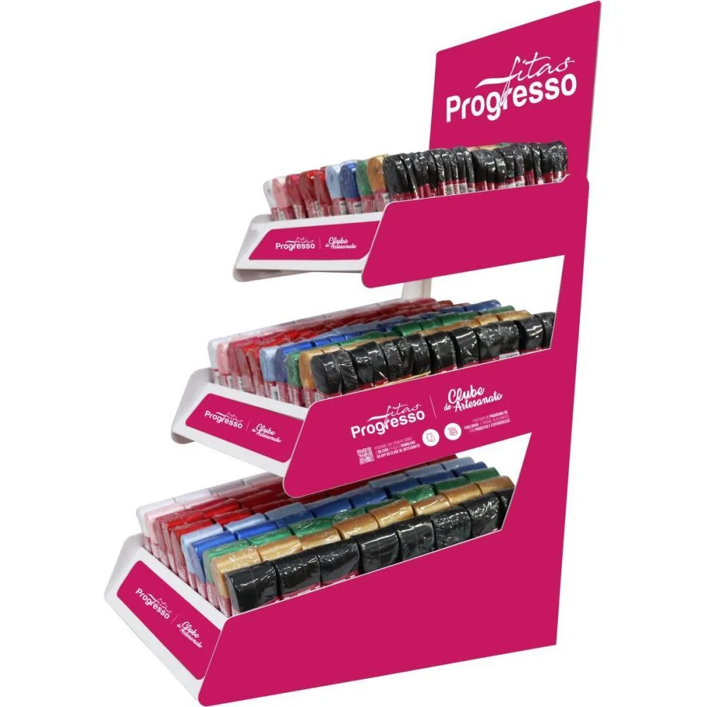 Display Expositor Completo Kit C/ 410 Unidades Fitas Progresso (Kit) - imagem 3