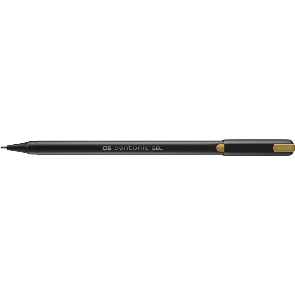Caneta Gel Cis Pentonic 1,0Mm Ouro Sertic (Cx.c/12) - imagem 4
