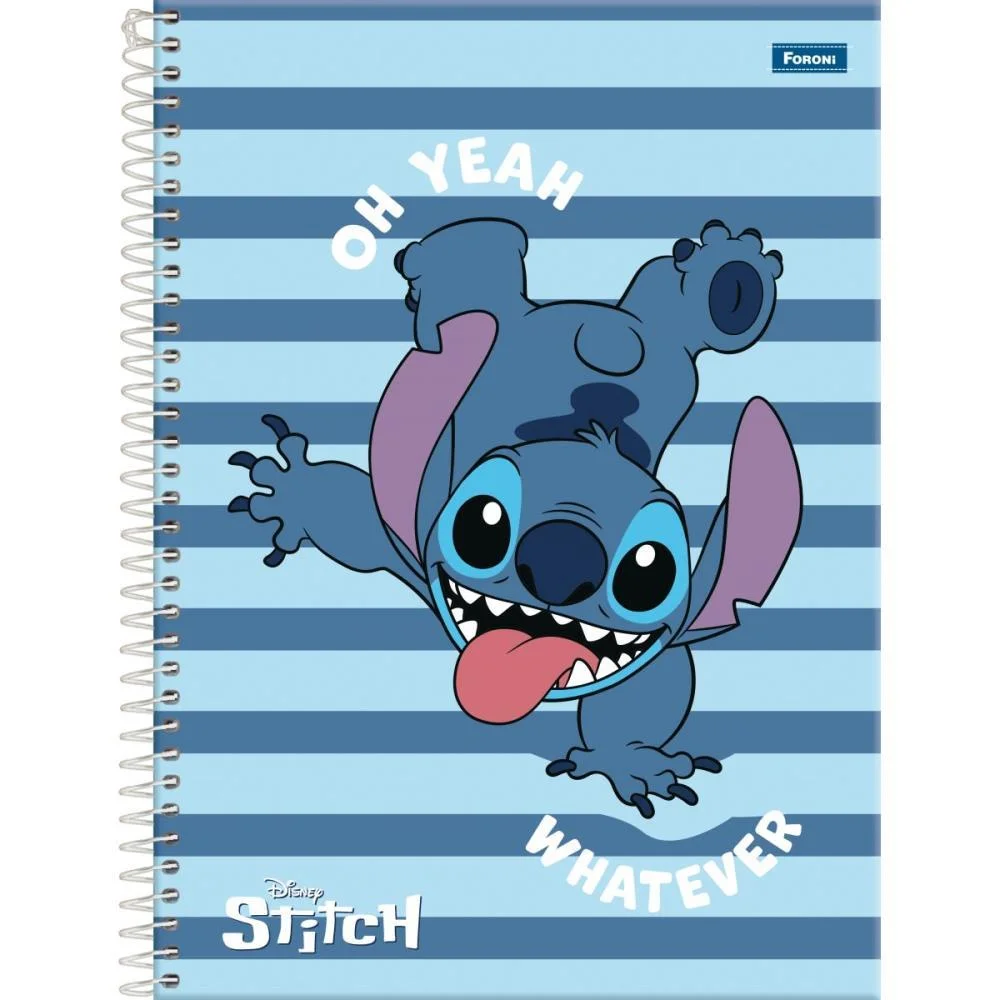 Caderno 10X1 Capa Dura Stitch 160F Foroni (Pct.c/04) - imagem 5