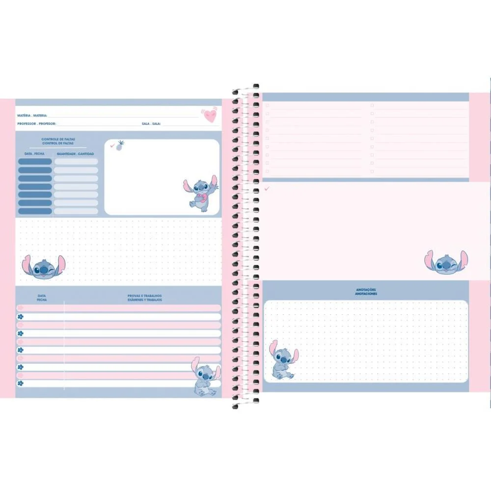 Caderno 10X1 Capa Dura Stitch 160F Foroni (Pct.c/04) - imagem 10