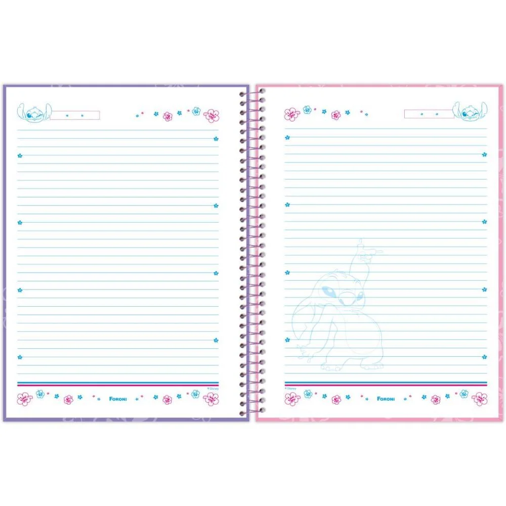 Caderno 01X1 Capa Dura Stitch  80F Foroni (Pct.c/04) - imagem 11