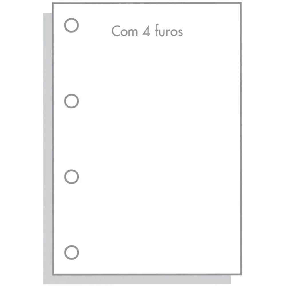Envelope Plastico Oficio 4Furos Medio 0,10Mm Acp (Pct.c/50) - imagem 4