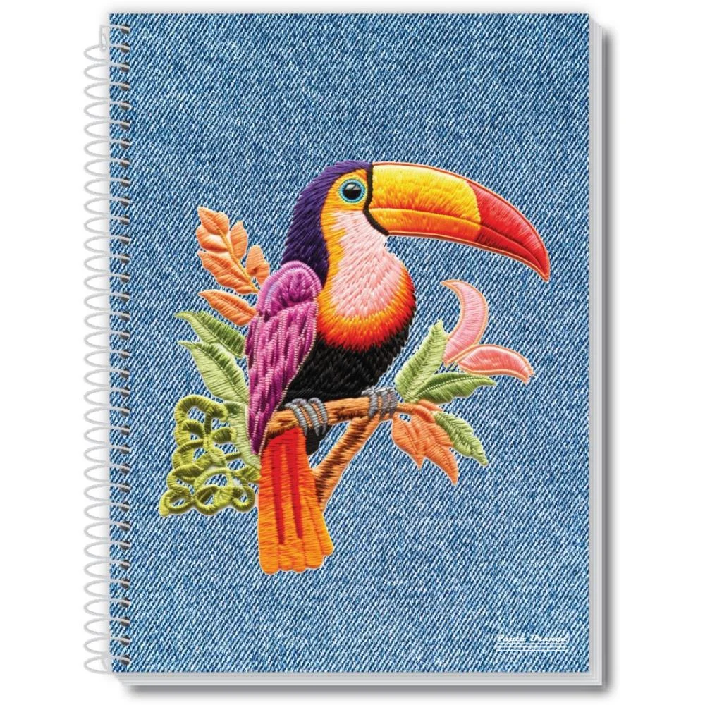 Caderno 20X1 Capa Dura Uau 400Fls. Pauta Branca (Pct.c/02) - imagem 5