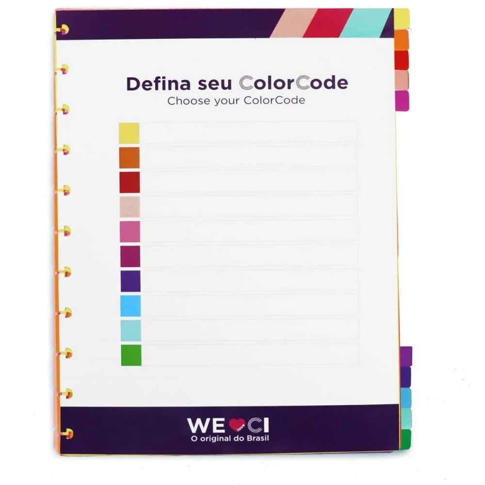 Caderno Inteligente Divisorias Grande Colorcode C/10 Unid Caderno Inteligente (Pacote) - imagem 5
