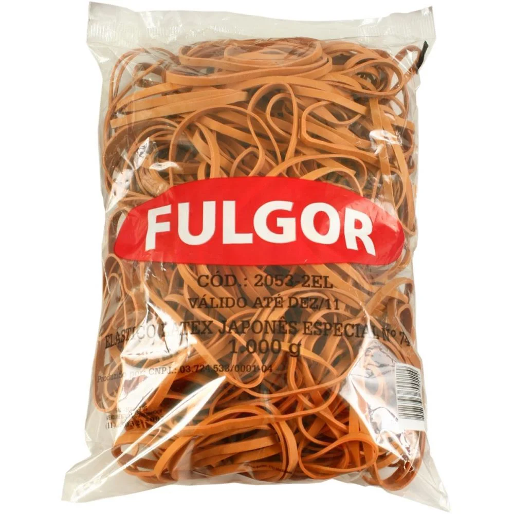 Elastico Latex Puro Japones N.74 1Kg Fulgor (Pacote) - imagem 3