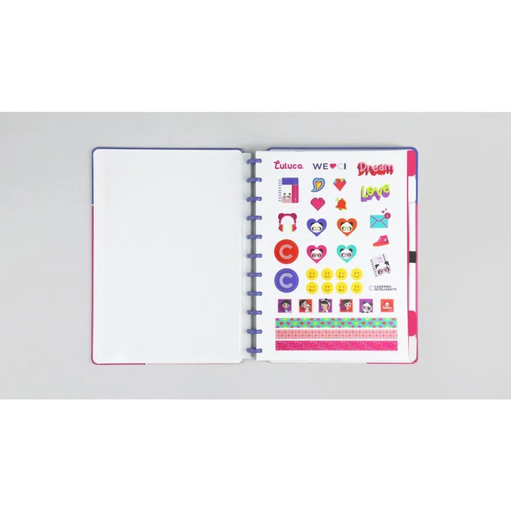 Caderno Inteligente Grande Luluca By Lulike 80Fls 215X280 Caderno Inteligente (Unidade) - imagem 4