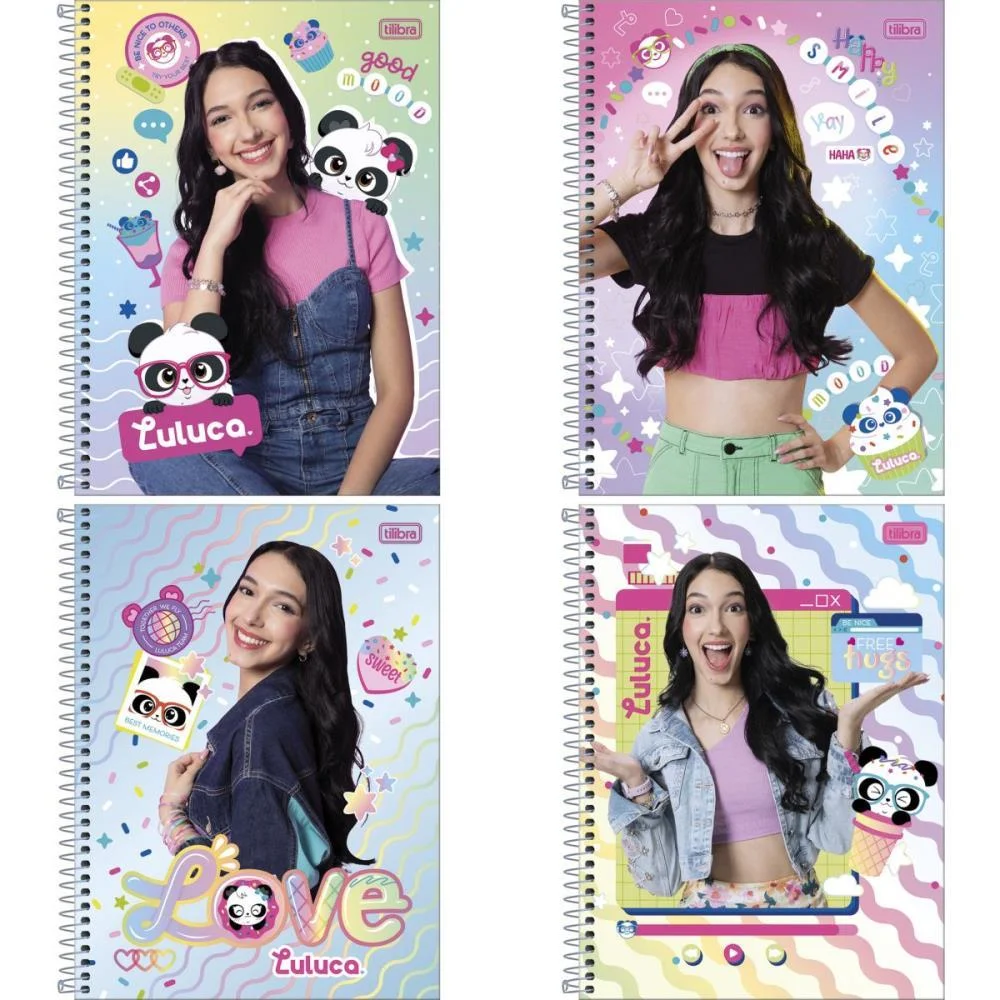 Caderno 01X1 Capa Dura Luluca 80Fls Connect Tilibra (Pct.c/04) - imagem 2