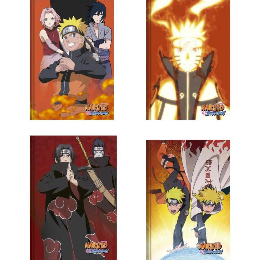 Caderno Brochurao Capa Dura Naruto 80F Animativa (Pct.c/05) - imagem 2