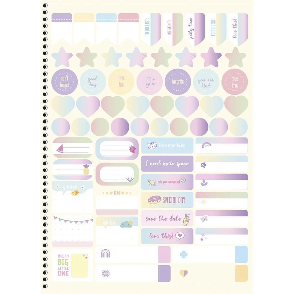 Caderno 10X1 Capa Dura Clean 160F Animativa (Pct.c/04) - imagem 5