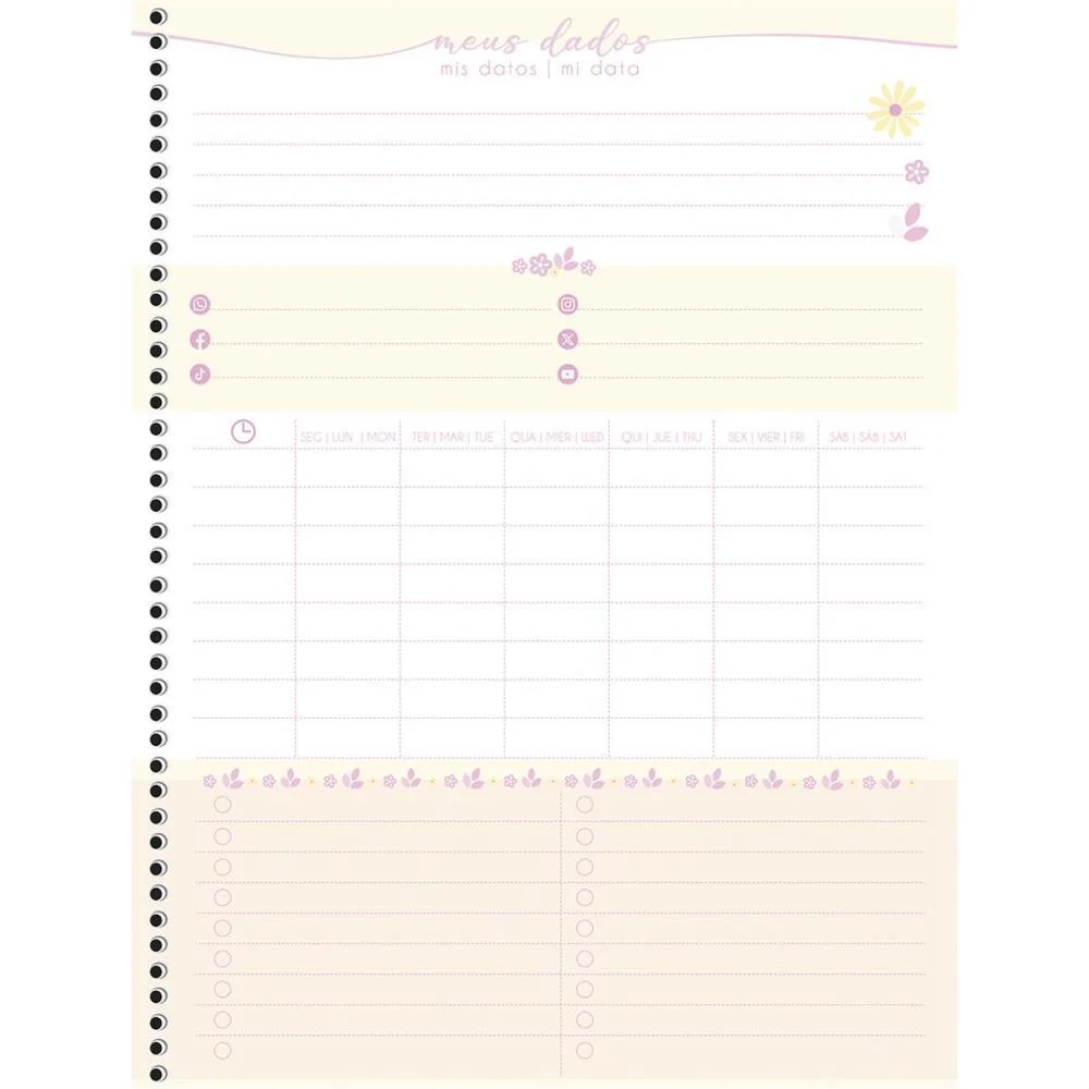 Caderno 15X1 Capa Dura Clean 240F Animativa (Pct.c/02) - imagem 5