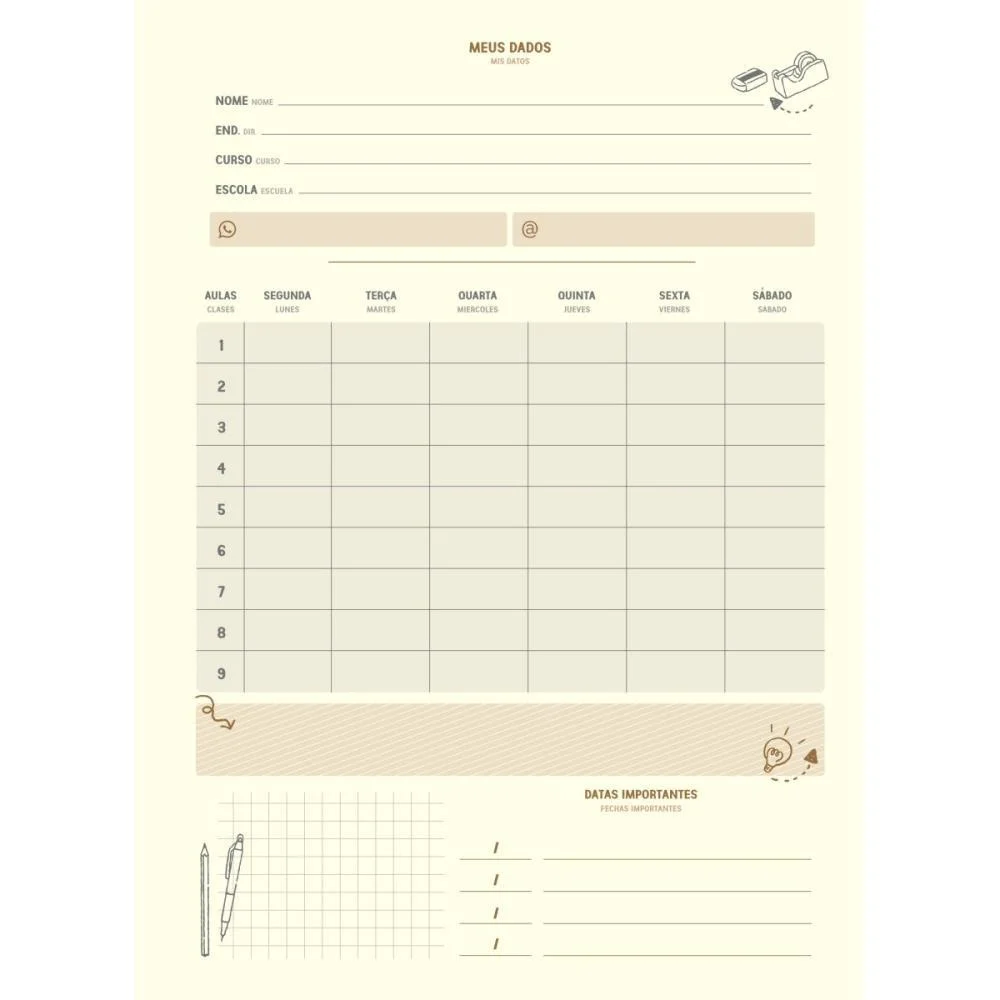 Caderno 10X1 Capa Dura Kraft Black 160Fls. I.a Jandaia (Pct.c/04) - imagem 9