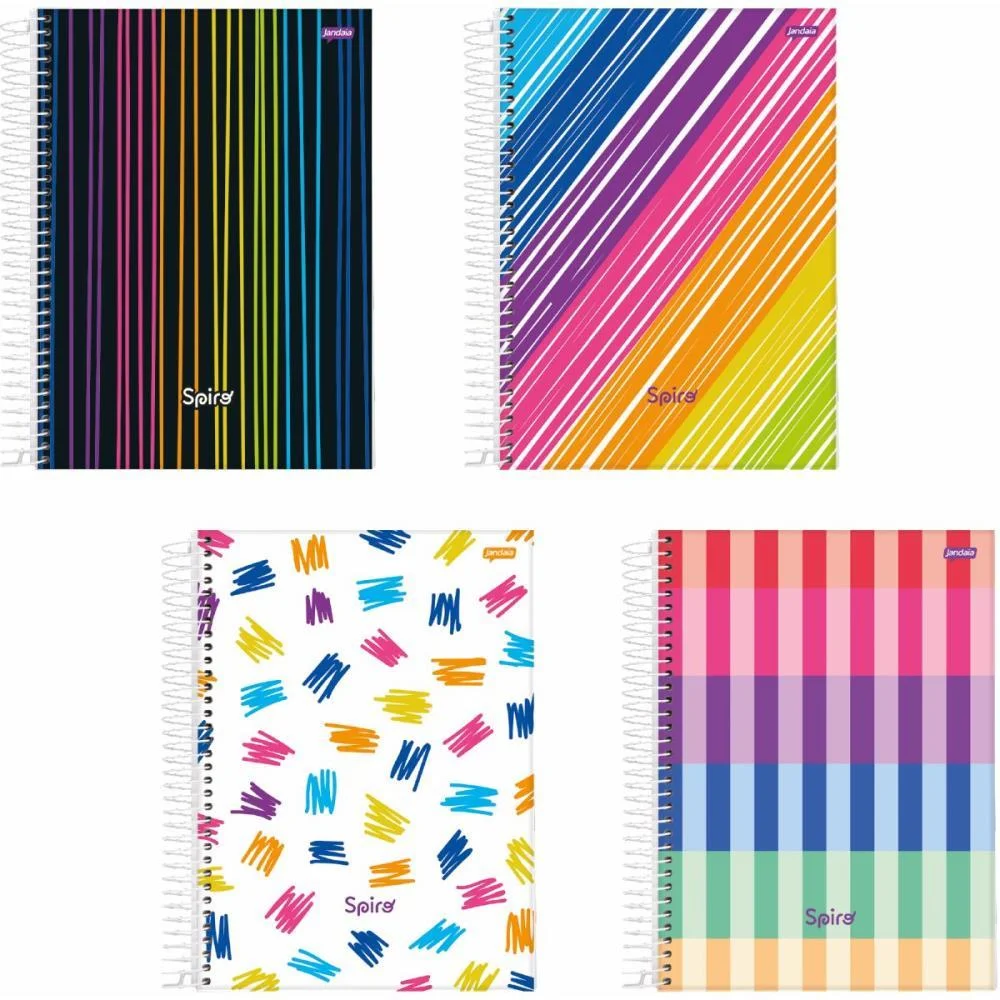 Caderno 10X1 Capa Dura Spiro 160Fls. I.a Jandaia (Pct.c/04) - imagem 12