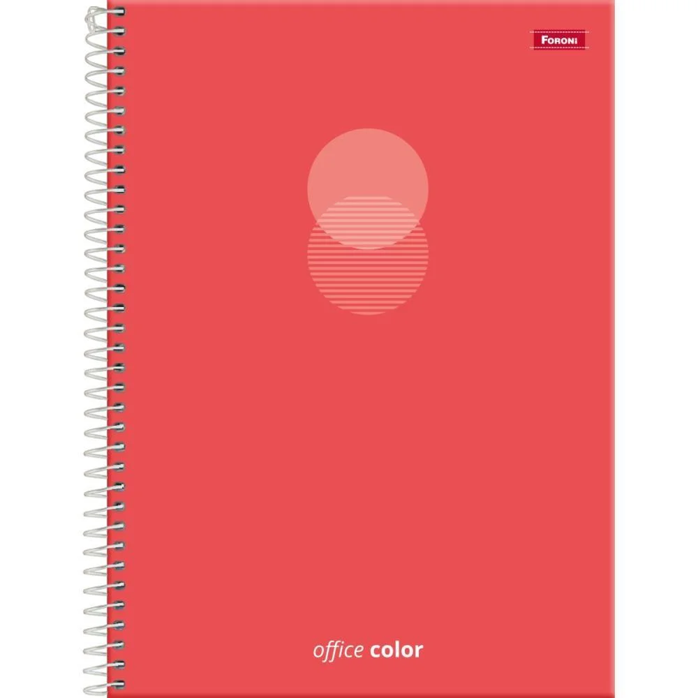 Caderno 10X1 Capa Dura Office Color 160F Foroni (Pct.c/04) - imagem 3