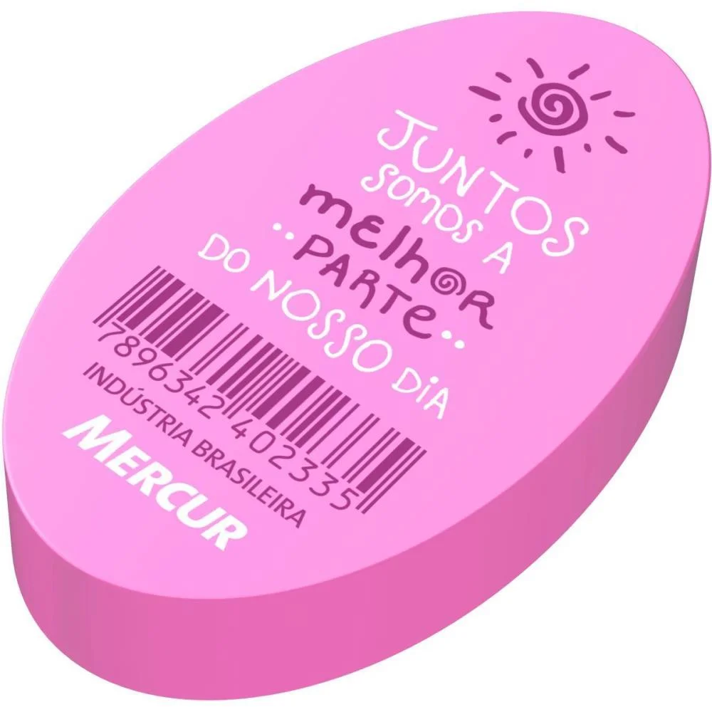 Borracha Colorida Tr Oval Color Sortido Mercur (Pote-18) - imagem 4