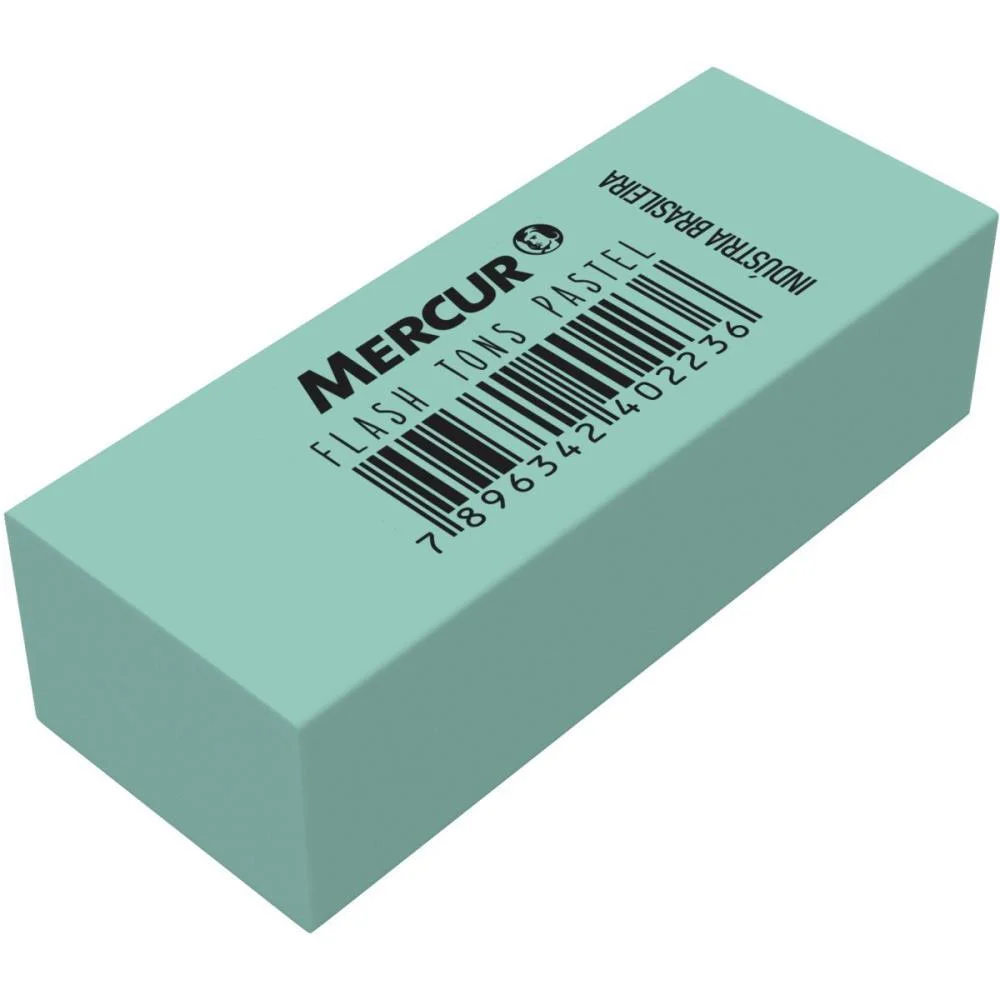 Borracha Colorida Tr Flash Pastel Sortida Mercur (Pote-30) - imagem 6