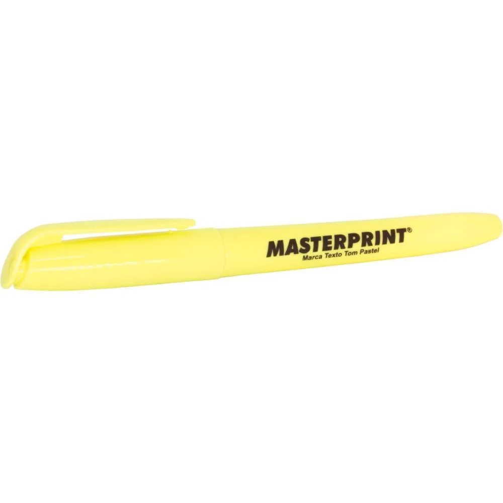 Caneta Marca Texto Mp 612 Pastel Amarela Masterprint (Cx.c/06) - imagem 4