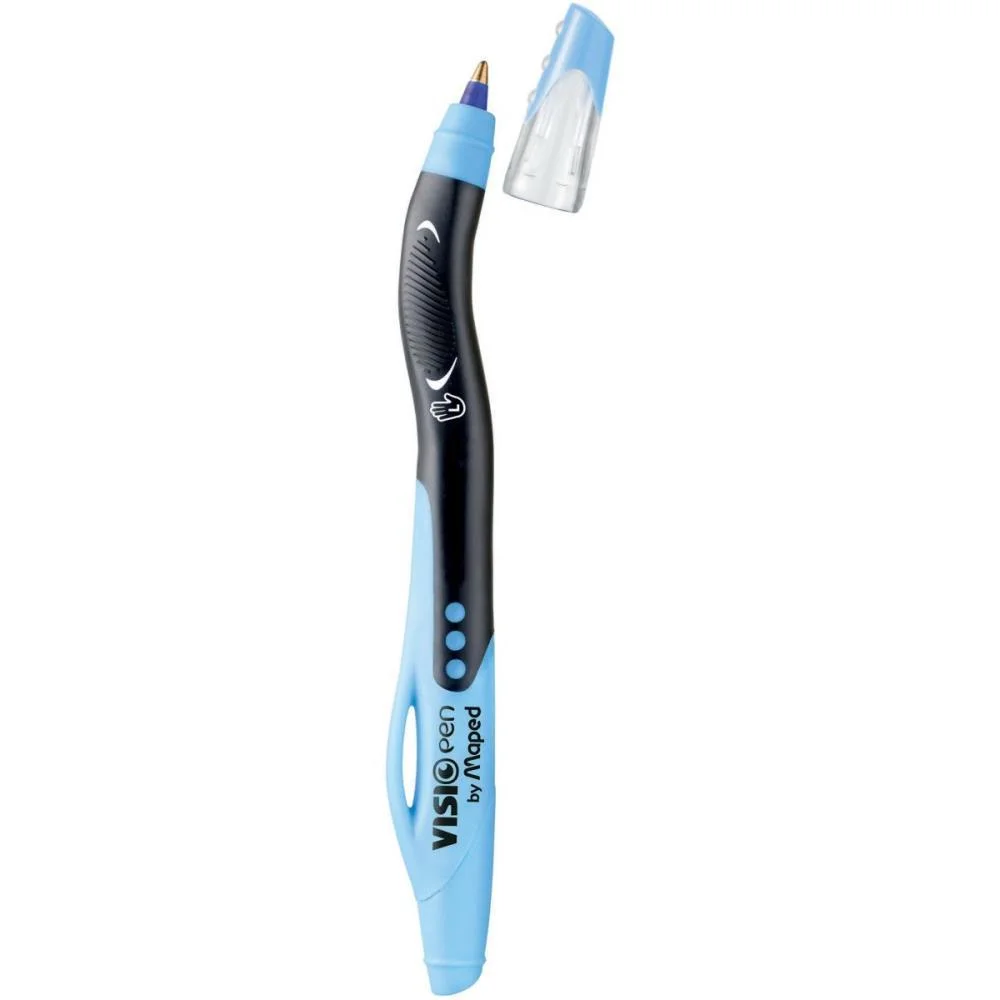 Caneta Esferografica Vision Pen P/Canhoto 1Mm Azul Maped (Blister) - imagem 4
