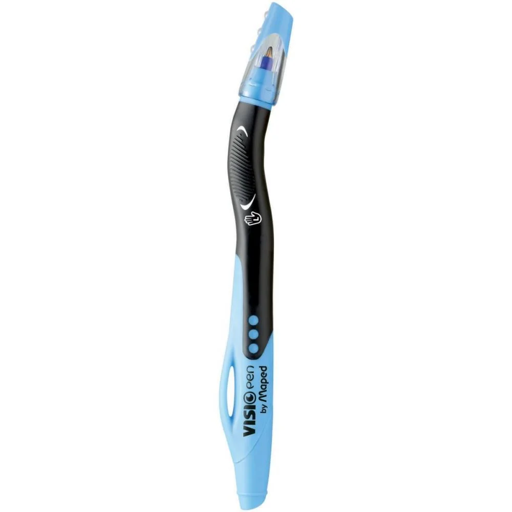 Caneta Esferografica Vision Pen P/Canhoto 1Mm Azul Maped (Blister) - imagem 5