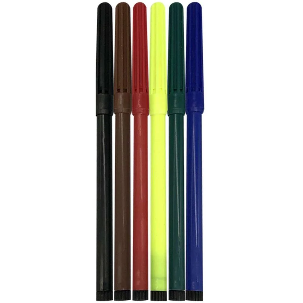 Caneta Hidrografica Hidrocor Kids 6 Cores Make+ (Pct.c/12) - imagem 4