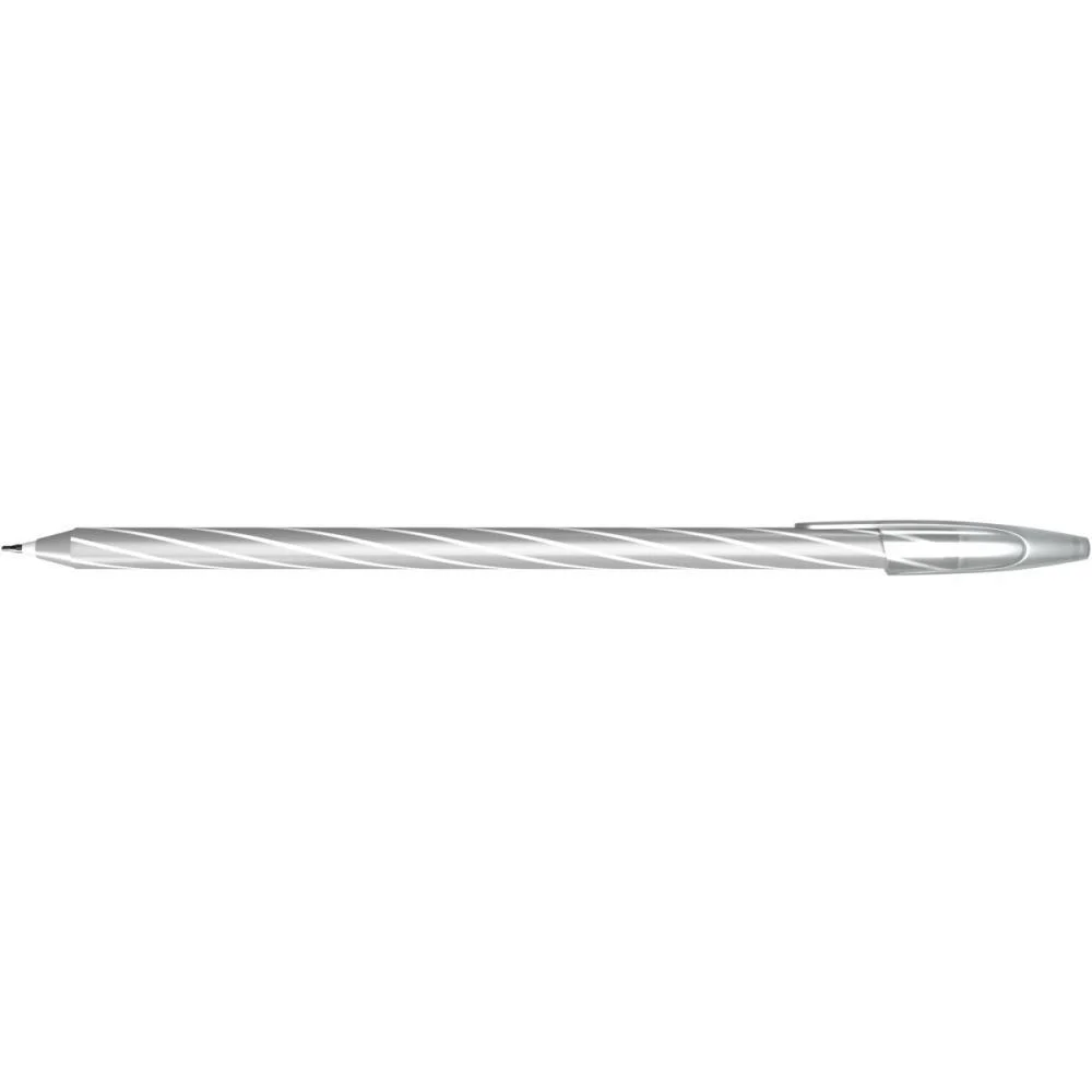 Caneta Esferografica Cis Spiro Gem 0,7Mm Prata T.az Sertic (Cx.c/12) - imagem 4