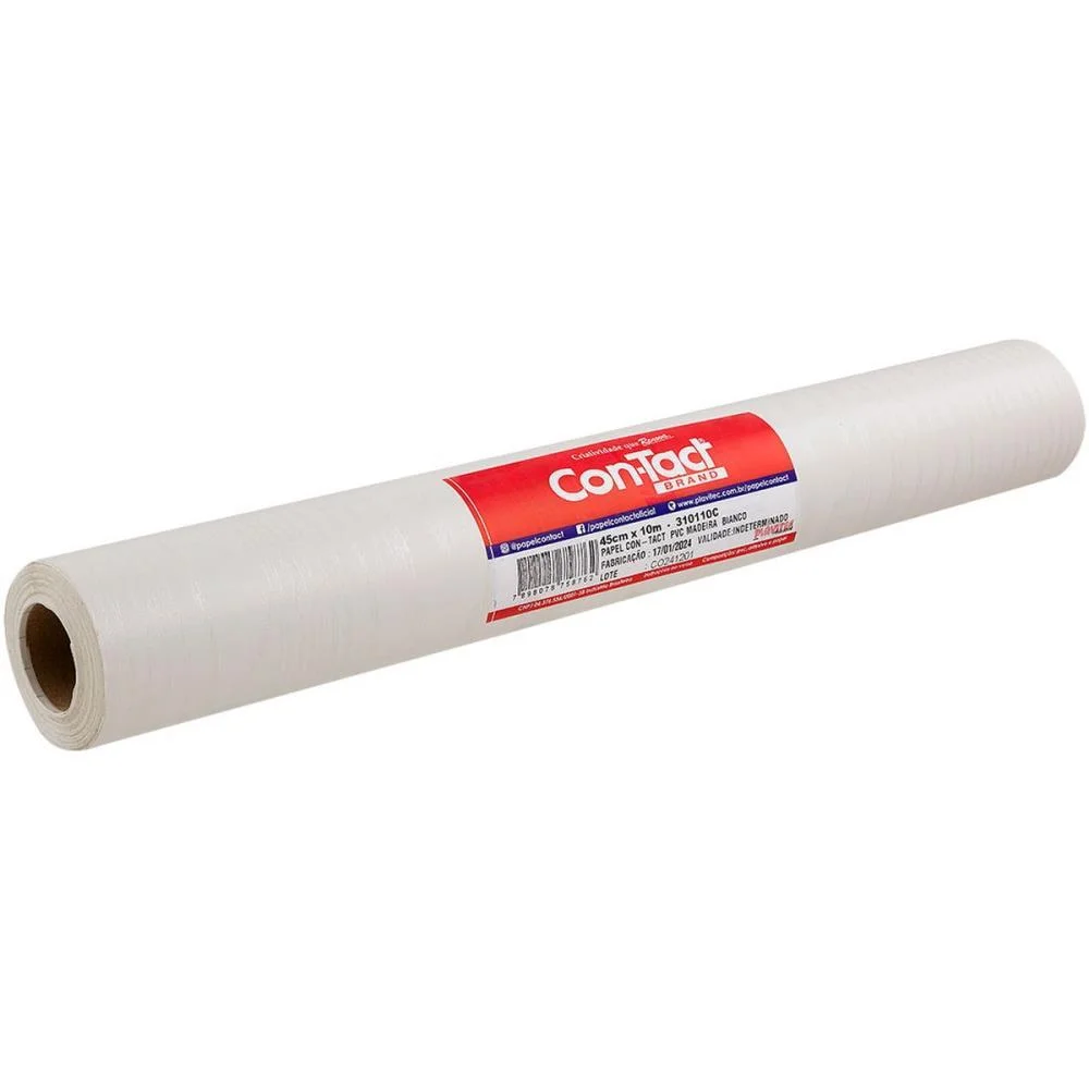 Contact Decorado 45Cmx10M Madeira Bianco Contact (Rolo) - imagem 2