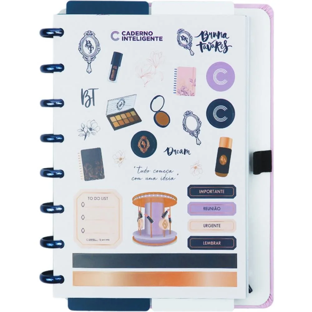 Caderno Inteligente Medio Bruna Tavares Dream 80Fls Caderno Inteligente (Unidade) - imagem 6