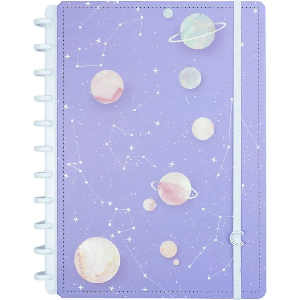 Caderno Inteligente Grande Purple Galaxy By Gocase 80Fls Caderno Inteligente (Unidade) - imagem 2