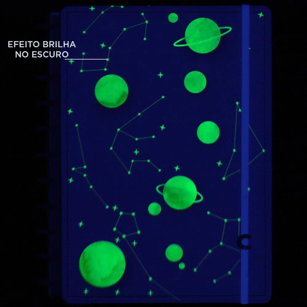 Caderno Inteligente Grande Purple Galaxy By Gocase 80Fls Caderno Inteligente (Unidade) - imagem 5