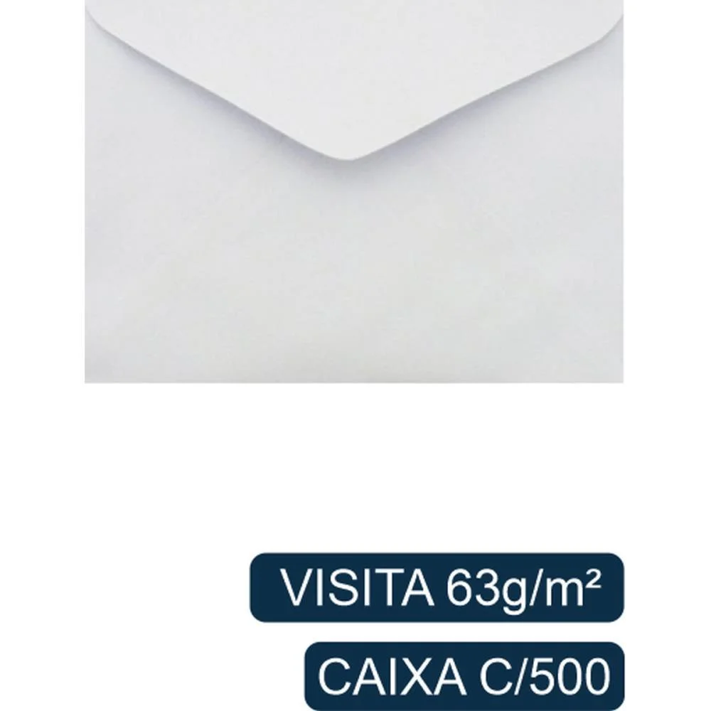 Envelope Visita 115X80Mm Branco 63G. Romitec (Cx.c/500) - imagem 3