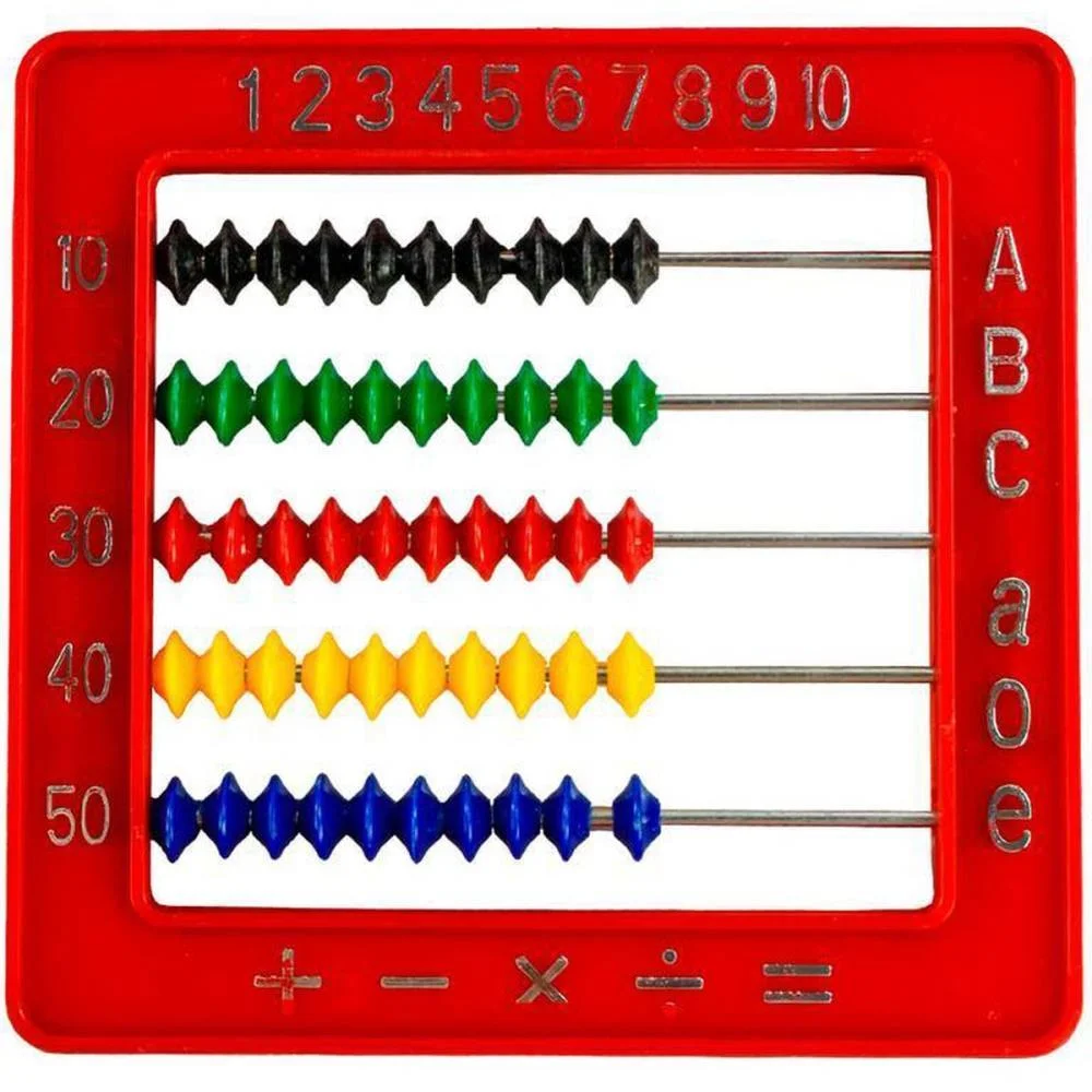Contador Abaco Plastico 5Hastes/50Bolinha (S) Yins (Unidade) - imagem 2