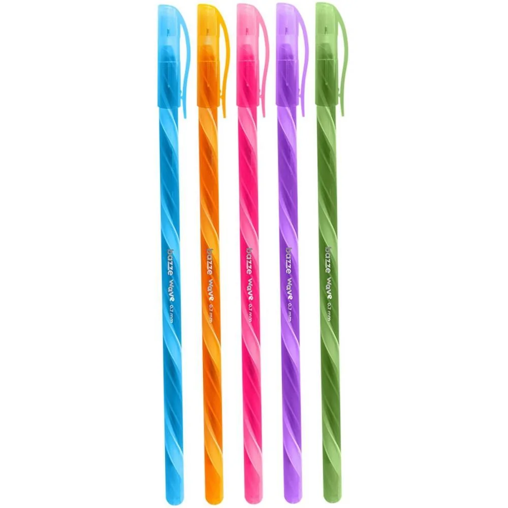 Caneta Esferografica Bazze Wave 0.7 Fashion Colors Summit (Pote-24) - imagem 3