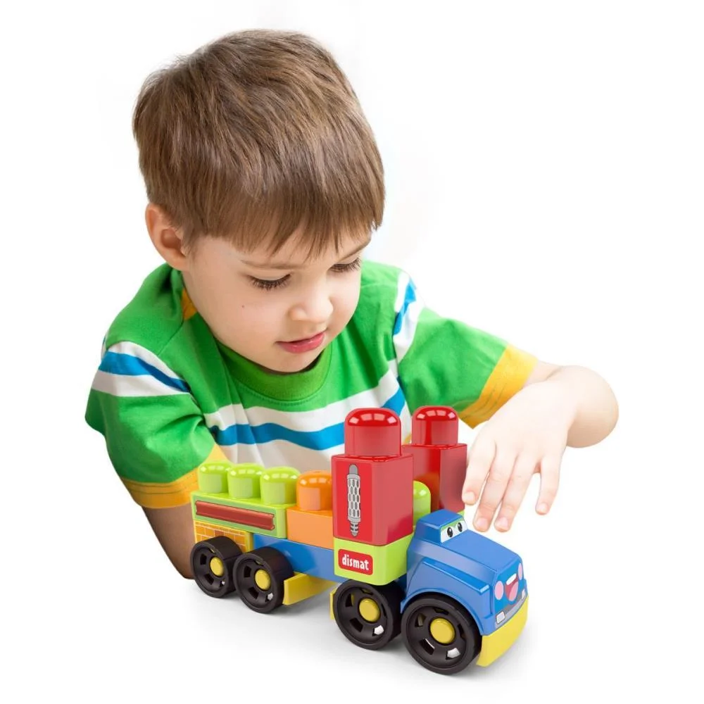 Brinquedo Para Montar Super Truck Da Blocolandia Dismat (Unidade) - imagem 4