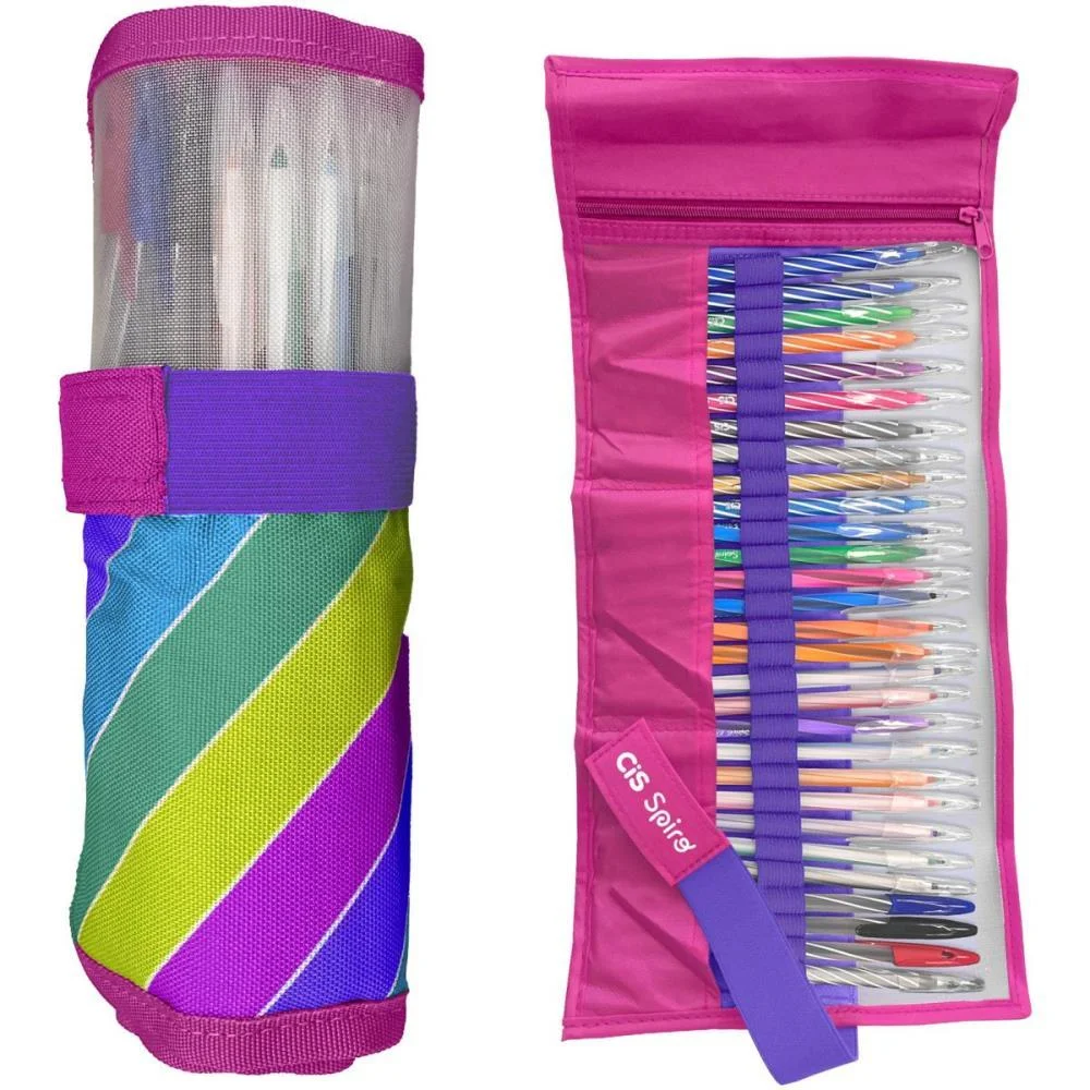 Caneta Esferografica Cis Spiro Rollerset Rs 29Cores Sertic (Estojo) - imagem 3