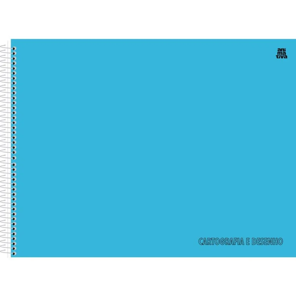 Caderno Desenho Univ Capa Dura Azul 60F Animativa (Pct.c/05) - imagem 3