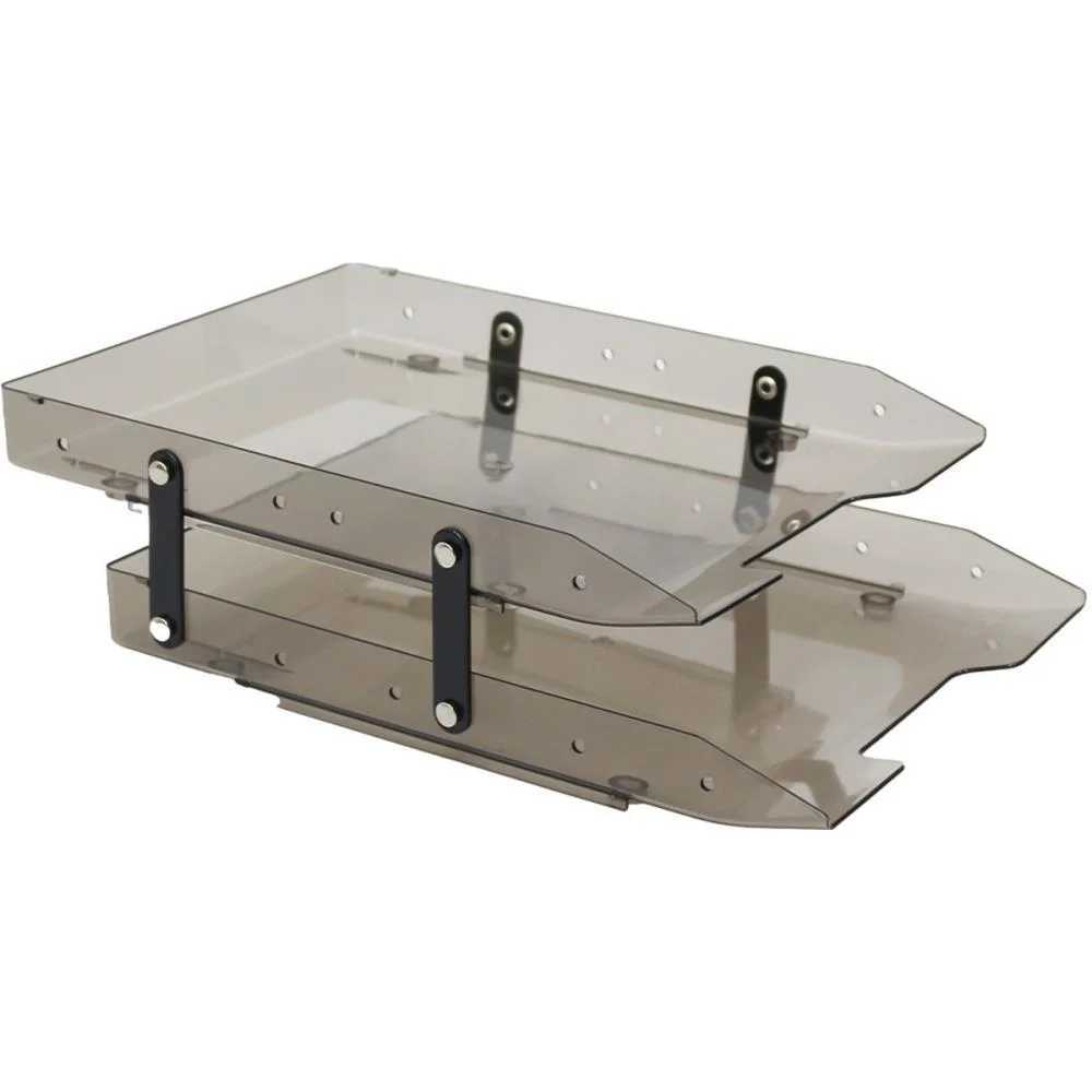 Caixa Correspondencia Dupla Slim Movel Fume Selada Maxcril (Unidade) - imagem 3
