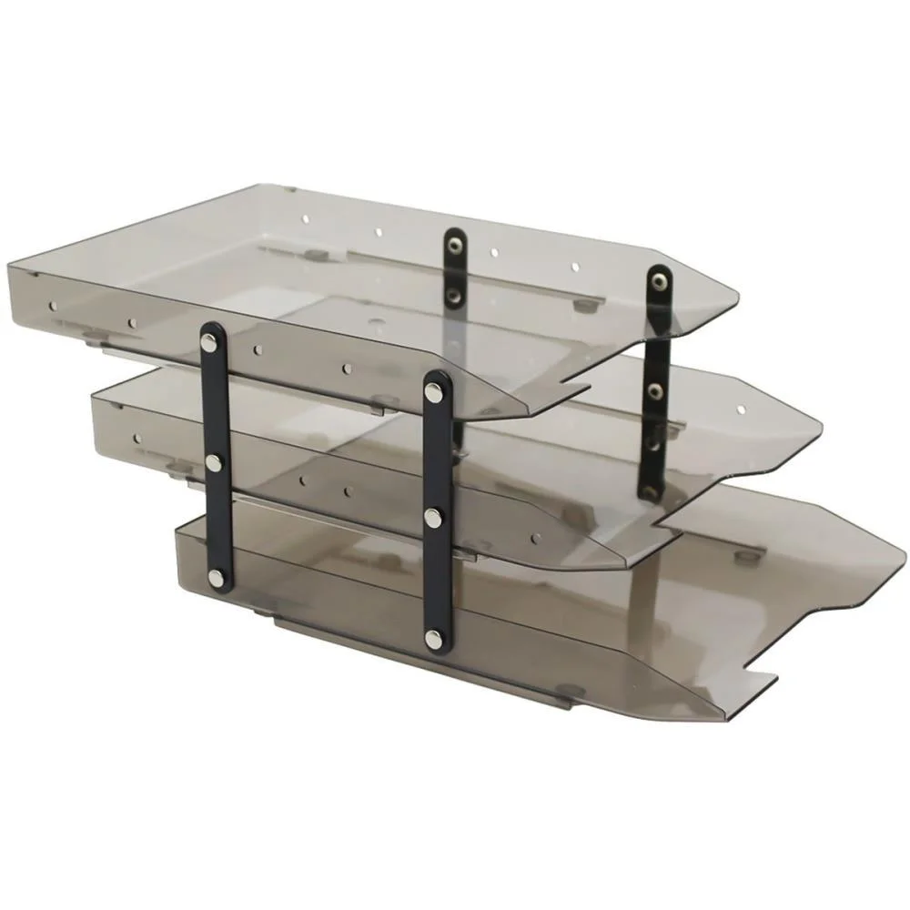 Caixa Correspondencia Tripla Slim Movel Fume Selada Maxcril (Unidade) - imagem 2
