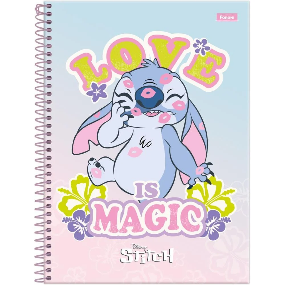 Caderno 15X1 Capa Dura Stitch 240F Foroni (Pct.c/02) - imagem 6