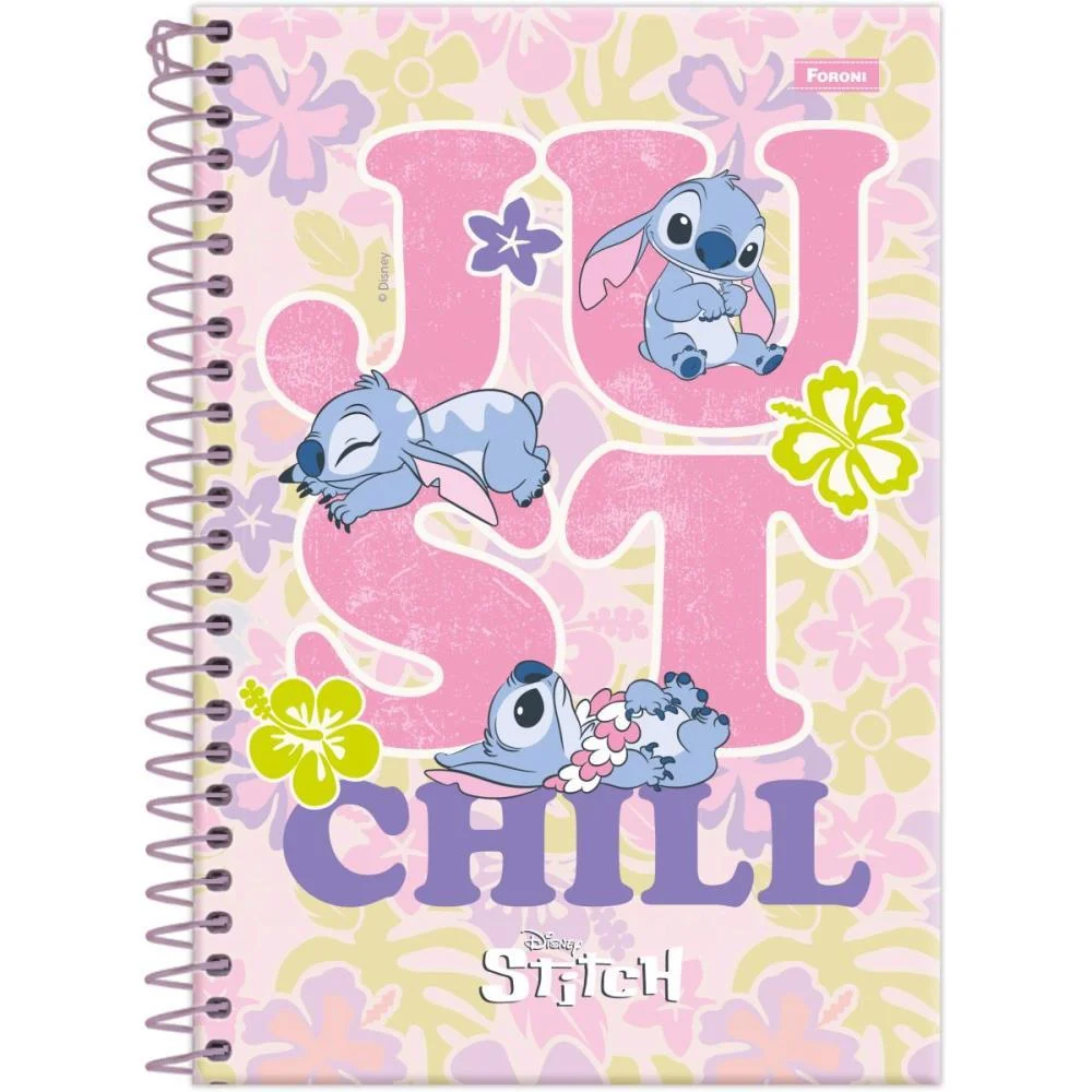 Caderno Espiral 1/4 Capa Dura Stitch 80F Foroni (Pct.c/05) - imagem 3