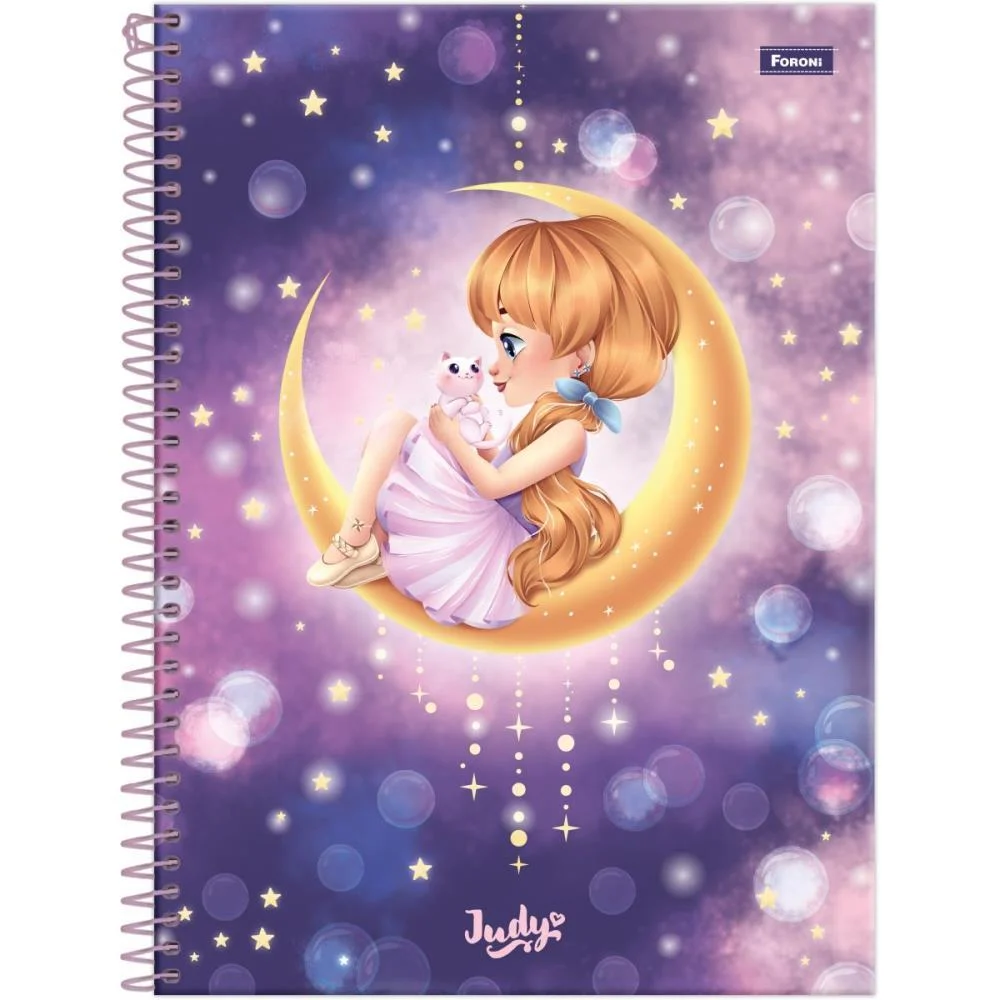 Caderno 01X1 Capa Dura Judy 80F Foroni (Pct.c/04) - imagem 5