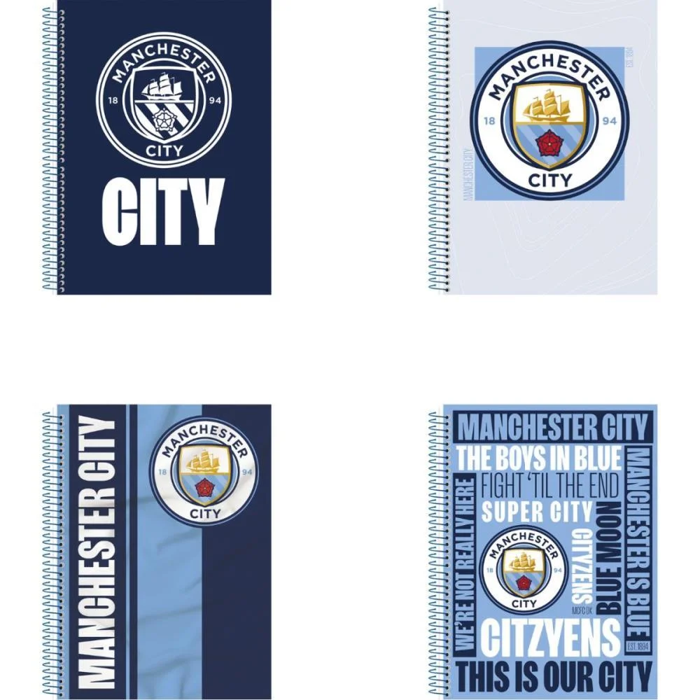 Caderno 01X1 Capa Dura Manchester City 80F Animativa (Pct.c/04) - imagem 6