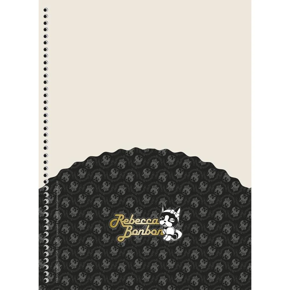 Caderno 10X1 Capa Dura Rebeca Bonbon 160F Animativa (Pct.c/04) - imagem 3