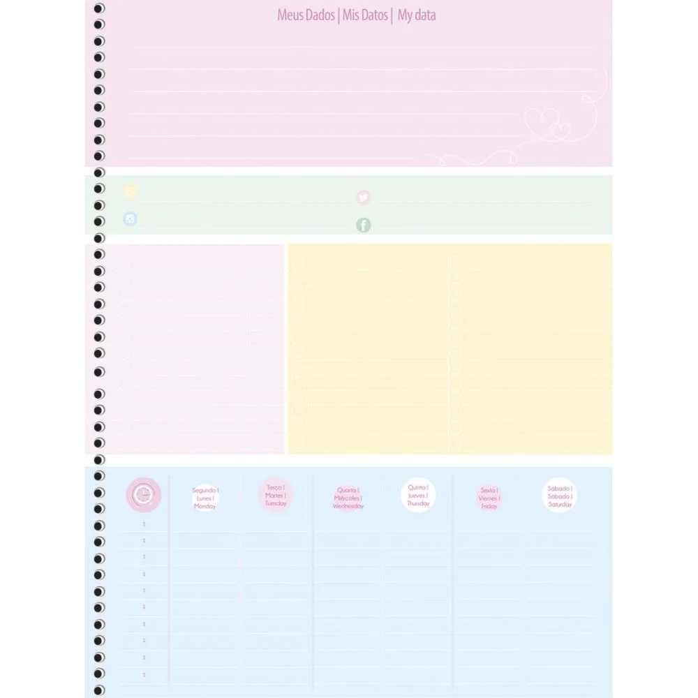 Caderno 01X1 Cp.dura Colegial Cristales 80F Animativa (Pct.c/04) - imagem 5